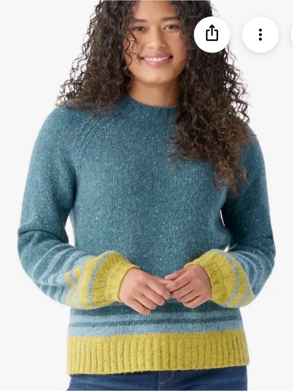 Smartwool Women's Cozy Lodge Ombre Sweater size Small NWT - Picture 2 of 7